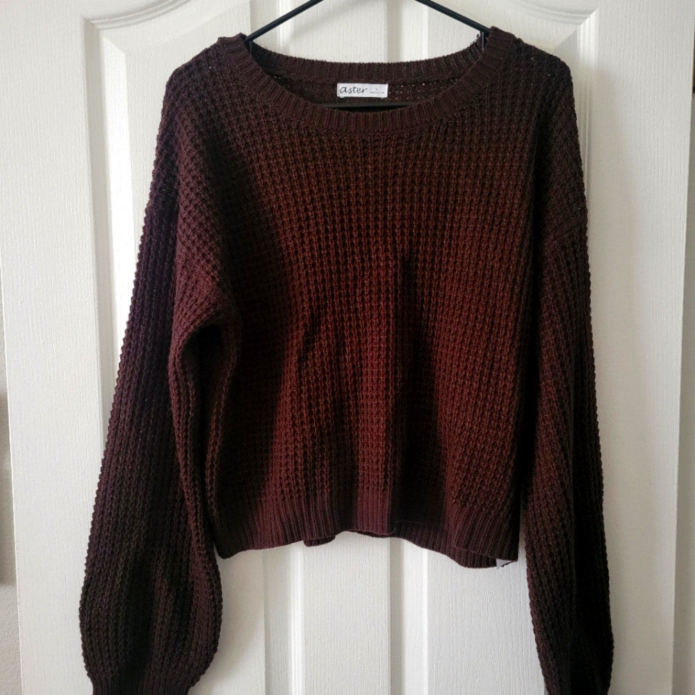 Brown sweater